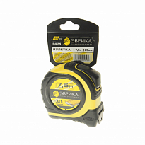 Рулетка ER-59725 7.5м 25мм YELLOW профессиональная Pro-Grade с держателем ЭВРИКА/1/6/48